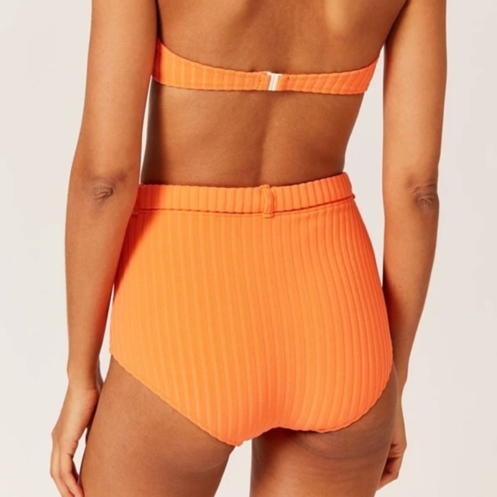 SOLID AND STRIPED - GINGER BELT BOTTOM SOLID RIB - Picture 3 of 7